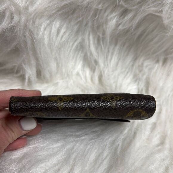 Louis Vuitton Authentic VTG Monogram Portomone Bier Cult Credit Trifold Wallet - Picture 3 of 12